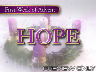 first Sunday of Advent - Hope